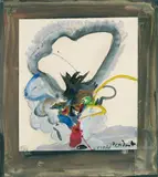 Pendant by Horst Janssen, 1982, Gouache über Kohle, sold Feb 2024