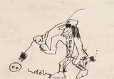 Unplugged by Udo Lindenberg, Filzstiftzeichnung, sold Feb 2024