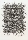 Werbeforum by Günther Uecker, 1982, Offset, sold Feb 2024
