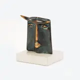 Minotaurus by Falko Hamm, Bronze, patiniert, teils poliert, sold Feb 2024