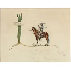 Untitled by George Bourke, Watercolor, offered May 2024