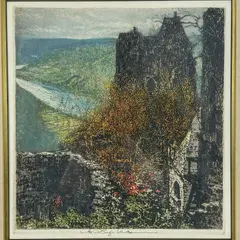 Untitled by Luigi Kasimir, Color Etching ", offered Mar 2024