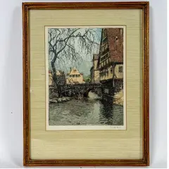 Untitled by Joseph Eidenberger, Color Etching ", offered Mar 2024