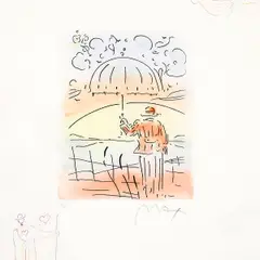Untitled by Peter Max, Color Etching, offered Mar 2024