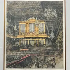 Untitled by Luigi Kasimir, Color Etching ", offered Jan 2024
