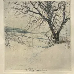 Untitled by Luigi Kasimir, Color Etching ", offered Jan 2024