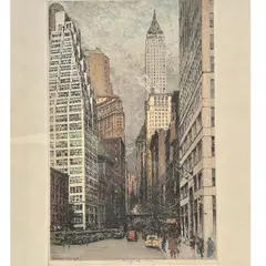 Untitled by Luigi Kasimir, Color Etching ", offered Jan 2024
