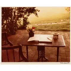 The Writing Table by Gisèle Freund, 1965, photograph, sold Jan 2026