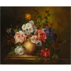 Untitled by Stefania Bambi, oil on canvas, sold Jan 2026