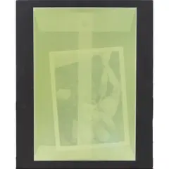 Untitled by Ron Griffin, 2003, mixed media on panel, sold Jan 2026