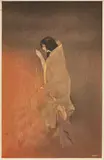 Sati by Nandalal Bose, Aquatint on paper heightened with gold, sold Mar 2025