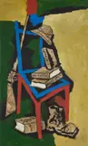 OPCE 24 by Maqbool Fida Husain, Acrylic on canvas, sold Jun 2025