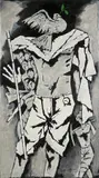 OPCE 16 by Maqbool Fida Husain, Acrylic on canvas, sold Jun 2025