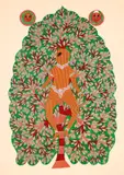 Untitled by Ram Singh Urveti, 2021, Acrylic on canvas, sold Jul 2025