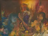 Untitled by Gurcharan Singh, Oil on canvas, sold Jul 2025