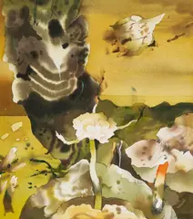 Untitled by Bimal Dasgupta, Watercolour on paper, sold Jul 2025