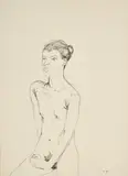 Untitled by Sudhir Patwardhan, Ink on paper, sold Jul 2025