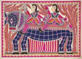 Ghora by Baua Devi, Ink and watercolour on paper, sold Sep 2025