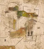 Untitled by Ganesh Haloi, 1996, Watercolour and gouache on paper laid on board, sold Sep 2025