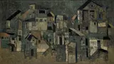 Portrait of Srinagar by Piraji Sagara, Oil on canvas, sold Sep 2025