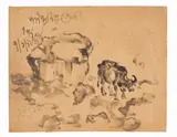 Untitled by Nandalal Bose, Ink on paper, sold Sep 2025