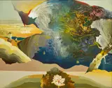 Untitled by Bimal Dasgupta, Oil and acrylic on canvas, sold Sep 2025