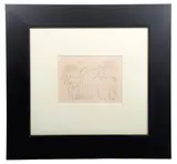 Jockeys by Raoul Dufy, Graphite on paper, sold Aug 2026