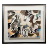 White Horses by Per Buk, Oil on panel, sold Aug 2026