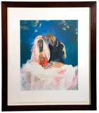 After a brief engagement, they were married Signature: Pencil signed lower right "William Wegman by Wiilliam Wegman, Lithograph on watermarked paper, sold Aug 2026