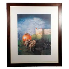 Cinderella ran to the garden by Wiilliam Wegman, Lithograph on watermarked paper, sold Aug 2026