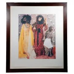 Stepsisters were in a tizzy by Wiilliam Wegman, Lithograph on watermarked paper, sold Aug 2026