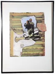 How's this for a native product by Mildred Howard, 1992, Lithograph, sold Sep 2026