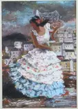 The Dancer by Louis Siegriest, Gouache on paper, sold Sep 2026