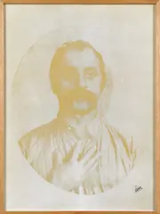 Autoportrait Rotella by Cesar, 1967-70, Transfert photographique sur PVC, sold Apr 2025