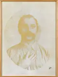 Autoportrait Rotella by Cesar, 1967-70, Transfert photographique sur PVC, sold Apr 2025