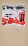 Sans titre by Jacques de la Villeglé, 1995, Affiches lacérées sur papier, sold Apr 2025