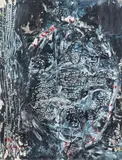 Ensemble de 2 œuvres by Horia Damian, 1961, Technique mixte sur carton, sold Apr 2025