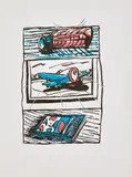 Ensemble de 3 œuvres sur papier by François Boisrond, 1982-84, Feutre sur papier, sold Apr 2025
