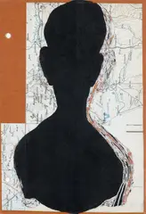 Sans titre by Jean-Charles Blais, 1992, Technique mixte et collage sur carton, sold Apr 2025