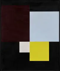 Contralto 3 by Aurélie Nemours, 1960-70, Huile sur toile, sold Apr 2025