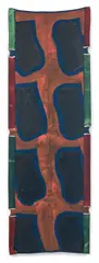 064/2002 by Claude Viallat, 2002, Acrylique sur fragment de tente, sold Apr 2025