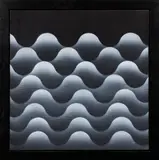 Modulation On n°6 by Julio Le Parc, 1975, Acrylique sur toile, sold Apr 2025