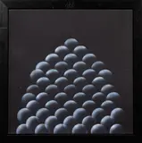Modulation S n°135 by Julio Le Parc, 1975, Acrylique sur toile, sold Apr 2025