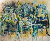 Sans titre by Louis Cane, 1985, Huile et collage sur toile, sold Apr 2025