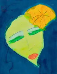 Sans titre by Walasse Ting, Aquarelle et pastel sur papier, sold Apr 2025