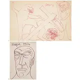 Untitled by F. N. Souza, Pen on paper, sold Dec 2022