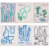 Untitled by F. N. Souza, 1983, Marker and watercolour on paper, sold Dec 2022