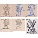 Untitled by F. N. Souza, Marker on paper, sold Dec 2022