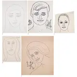 Untitled by F. N. Souza, Pen on paper, sold Dec 2022