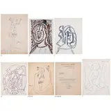 Untitled by F. N. Souza, Pen on paper, sold Dec 2022